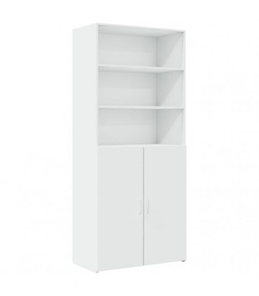 vidaXL Storage Cabinet White 80x42,5x225 cm Engineered Wood