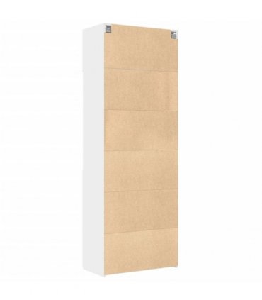 vidaXL Storage Cabinet White 80x42,5x225 cm Engineered Wood