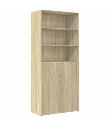 vidaXL Storage Cabinet Sonoma Oak 80x42,5x225 cm Engineered Wood