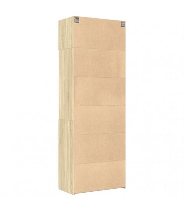 vidaXL Storage Cabinet Sonoma Oak 80x42,5x225 cm Engineered Wood