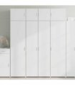 vidaXL Storage Cabinet White 80x42,5x225 cm Engineered Wood