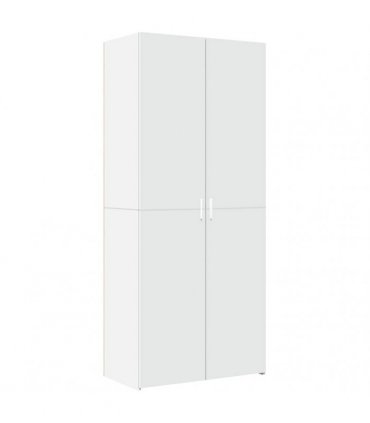 vidaXL Storage Cabinet White 80x42,5x225 cm Engineered Wood