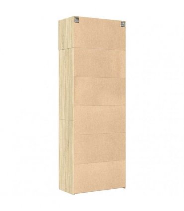 vidaXL Storage Cabinet Sonoma Oak 80x42,5x225 cm Engineered Wood