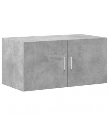 vidaXL Storage Cabinet Concrete Grey 80x42,5x225 cm Engineered Wood