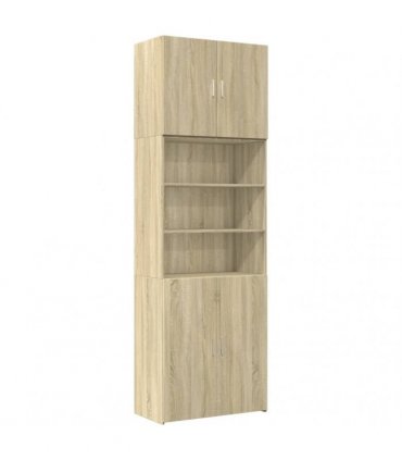 vidaXL Highboard Sonoma Oak 80x42,5x249 cm Engineered Wood