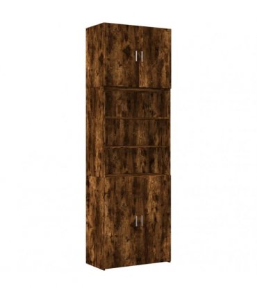 vidaXL Highboard Smoked Oak 80x42,5x249 cm Engineered Wood