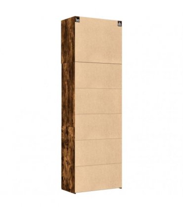 vidaXL Highboard Smoked Oak 80x42,5x249 cm Engineered Wood