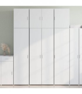 vidaXL Highboard White 80x42,5x249 cm Engineered Wood
