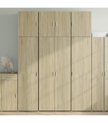 vidaXL Highboard Sonoma Oak 80x42,5x249 cm Engineered Wood