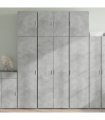 vidaXL Highboard Concrete Grey 80x42,5x249 cm Engineered Wood