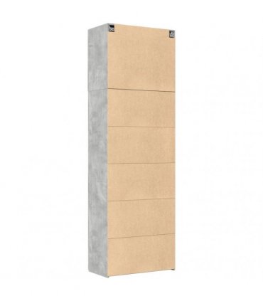 vidaXL Highboard Concrete Grey 80x42,5x249 cm Engineered Wood