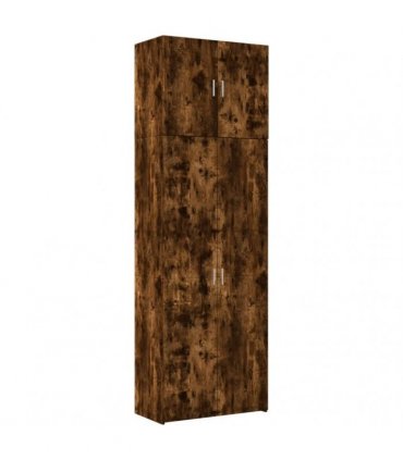 vidaXL Highboard Smoked Oak 80x42,5x249 cm Engineered Wood