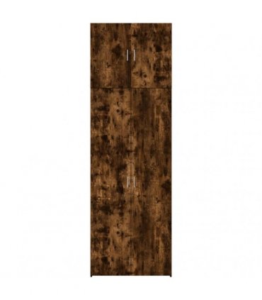 vidaXL Highboard Smoked Oak 80x42,5x249 cm Engineered Wood