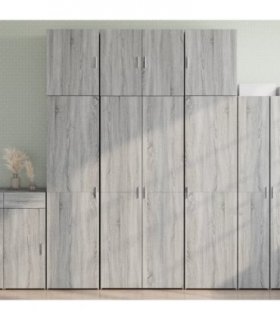 vidaXL Highboard Grey Sonoma 80x42,5x249 cm Engineered Wood