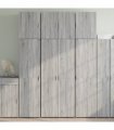 vidaXL Highboard Grey Sonoma 80x42,5x249 cm Engineered Wood
