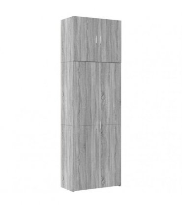 vidaXL Highboard Grey Sonoma 80x42,5x249 cm Engineered Wood
