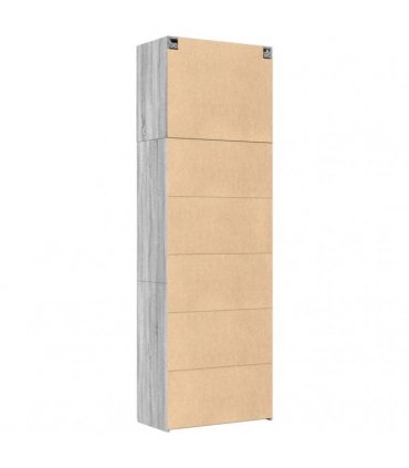 vidaXL Highboard Grey Sonoma 80x42,5x249 cm Engineered Wood