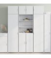 vidaXL Highboard White 70x42,5x185 cm Engineered Wood