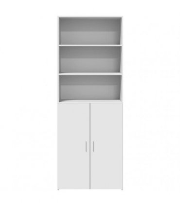 vidaXL Highboard White 70x42,5x185 cm Engineered Wood