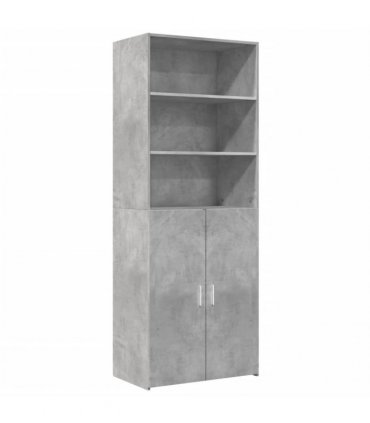 vidaXL Highboard Concrete Grey 70x42,5x185 cm Engineered Wood