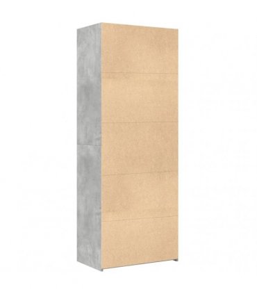 vidaXL Highboard Concrete Grey 70x42,5x185 cm Engineered Wood