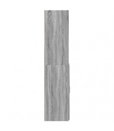 vidaXL Highboard Grey Sonoma 70x42,5x185 cm Engineered Wood