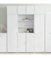 vidaXL Highboard White 80x42,5x185 cm Engineered Wood