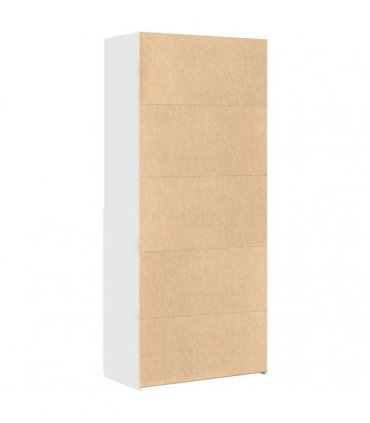 vidaXL Highboard White 80x42,5x185 cm Engineered Wood