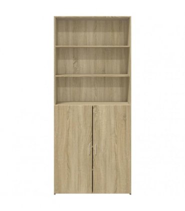 vidaXL Highboard Sonoma Oak 80x42,5x185 cm Engineered Wood