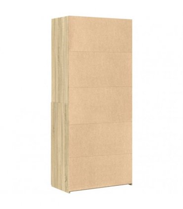 vidaXL Highboard Sonoma Oak 80x42,5x185 cm Engineered Wood