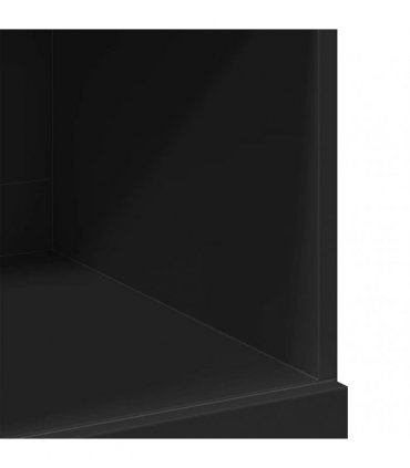 vidaXL Highboard Black 80x42,5x124 cm Engineered Wood