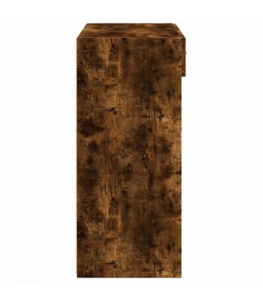 vidaXL Highboard Smoked Oak 80x42,5x124 cm Engineered Wood
