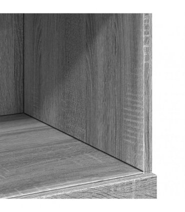 vidaXL Highboard Grey Sonoma 80x42,5x124 cm Engineered Wood