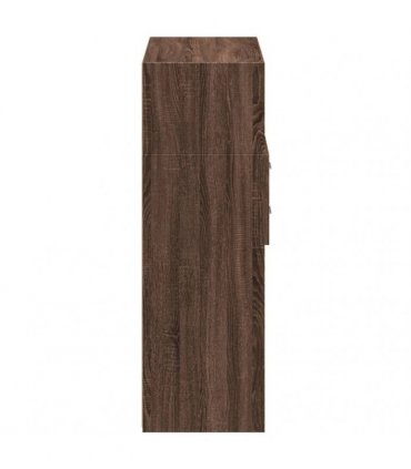 vidaXL Highboard Brown Oak 80x42,5x124 cm Engineered Wood