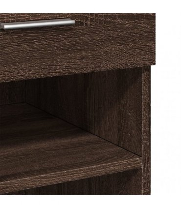 vidaXL Highboard Brown Oak 80x42,5x124 cm Engineered Wood