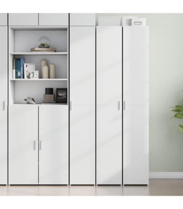 vidaXL Highboard White 30x42,5x185 cm Engineered Wood