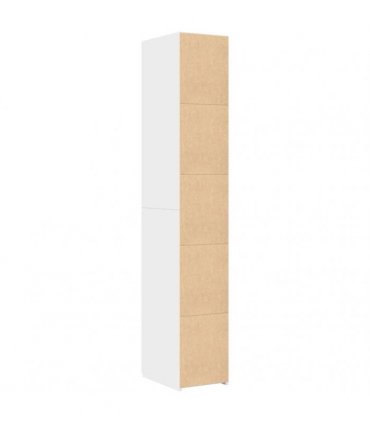 vidaXL Highboard White 30x42,5x185 cm Engineered Wood