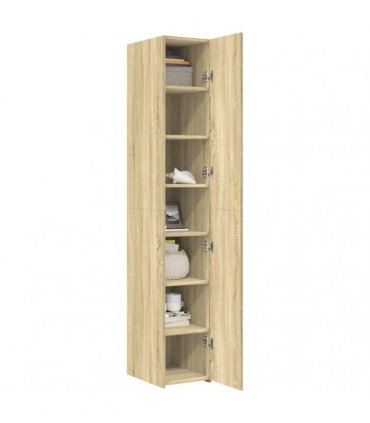 vidaXL Highboard Sonoma Oak 30x42,5x185 cm Engineered Wood