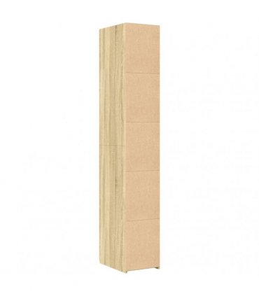 vidaXL Highboard Sonoma Oak 30x42,5x185 cm Engineered Wood
