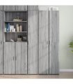 vidaXL Highboard Grey Sonoma 30x42,5x185 cm Engineered Wood