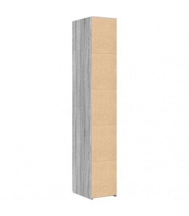 vidaXL Highboard Grey Sonoma 30x42,5x185 cm Engineered Wood