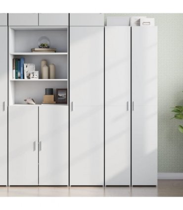 vidaXL Highboard White 40x42,5x185 cm Engineered Wood