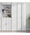 vidaXL Highboard White 40x42,5x185 cm Engineered Wood