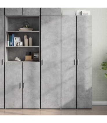 vidaXL Highboard Concrete Grey 40x42,5x185 cm Engineered Wood