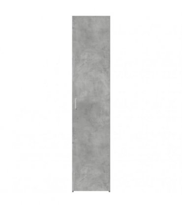 vidaXL Highboard Concrete Grey 40x42,5x185 cm Engineered Wood