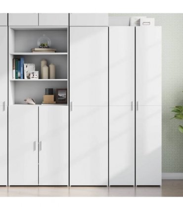 vidaXL Highboard White 45x42,5x185 cm Engineered Wood