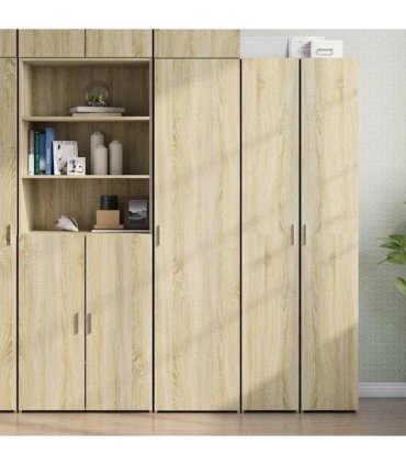 vidaXL Highboard Sonoma Oak 45x42,5x185 cm Engineered Wood