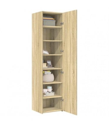 vidaXL Highboard Sonoma Oak 45x42,5x185 cm Engineered Wood