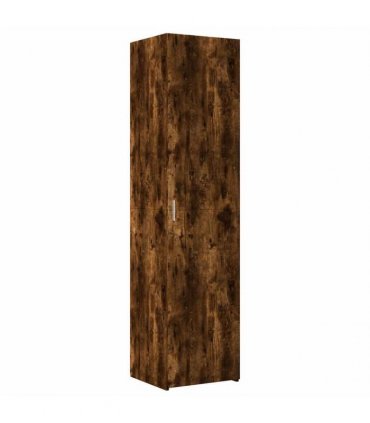 vidaXL Highboard Smoked Oak 45x42,5x185 cm Engineered Wood