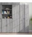 vidaXL Highboard Grey Sonoma 50x42,5x185 cm Engineered Wood